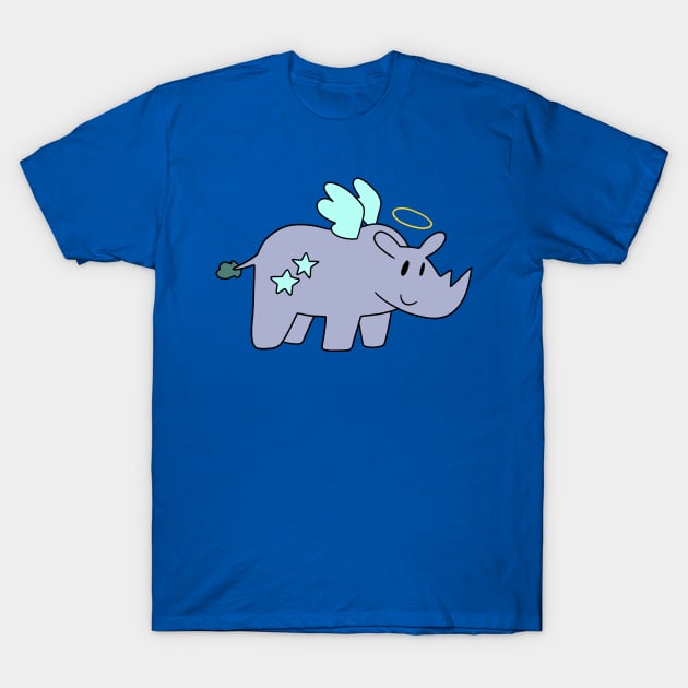 Angel Rhino T-Shirt by saradaboru